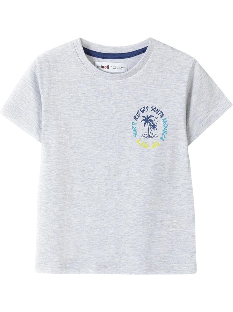 Camiseta diseño impreso de manga corta niños - pack de 3 - minoti Blanco - Kiabi