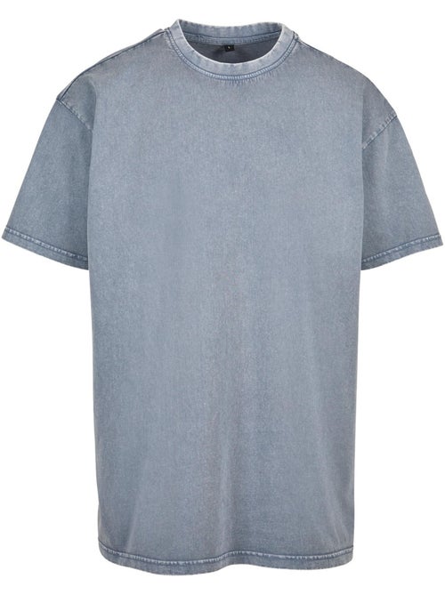 Camiseta diseño lavado ácido para hombre - build your brand - Kiabi