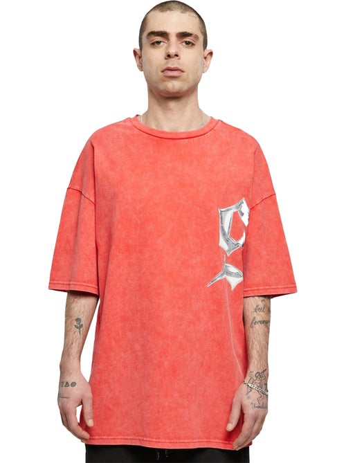 Camiseta diseño lavado cromo para hombre - 9n1m sense - Kiabi