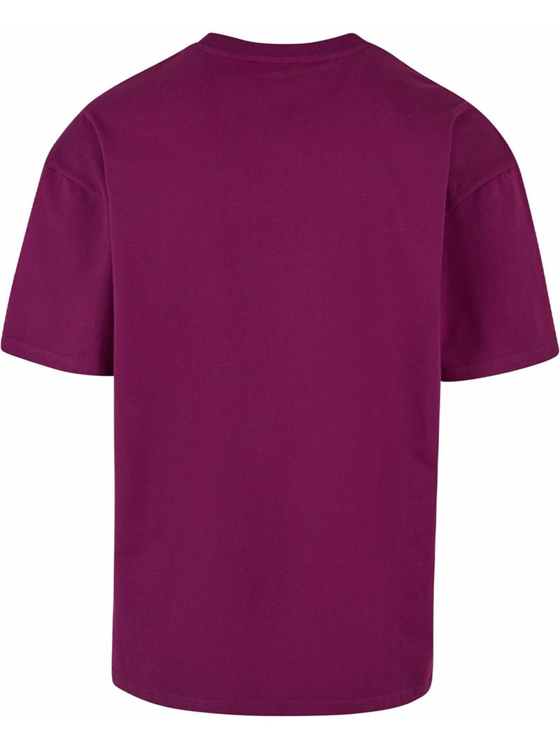Camiseta diseño lisos para hombre - 9n1m sense Violeta berenjena - Kiabi