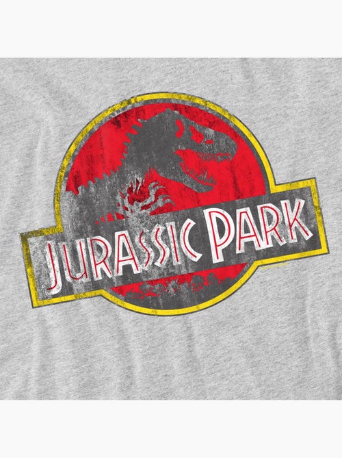Camiseta diseño logo envejecido de algodón ringspun para adultos unisex - jurassic park - Kiabi Camiseta diseño logo envejecido de algodón ringspun para adultos unisex - jurassic park - Kiabi