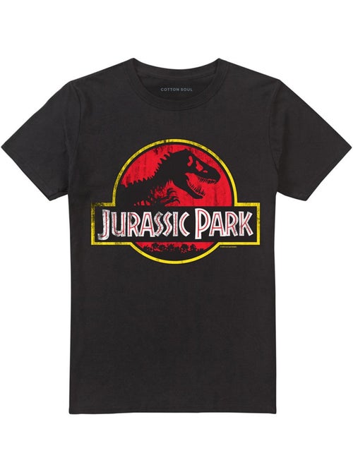 Camiseta diseño logo envejecido de algodón ringspun para adultos unisex - jurassic park - Kiabi Camiseta diseño logo envejecido de algodón ringspun para adultos unisex - jurassic park - Kiabi