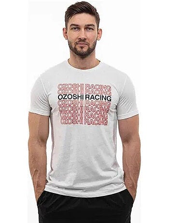 Camiseta diseño logo repetido para hombre - ozoshi