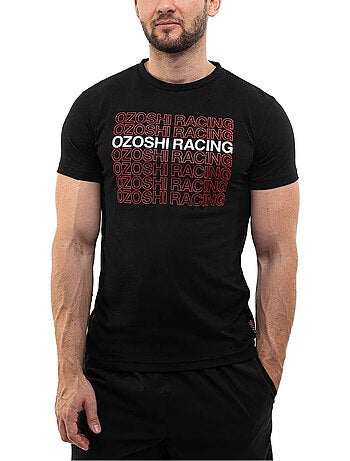 Camiseta diseño logo repetido para hombre - ozoshi