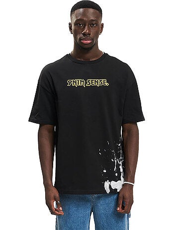 Camiseta diseño logotipo gótico para hombre - 9n1m sense