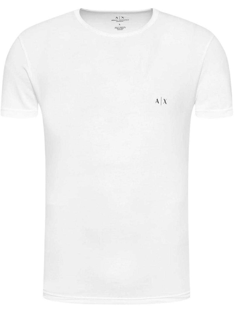 Camiseta diseño logotipo para hombre - pack de 2 - armani exchange Blanco - Kiabi