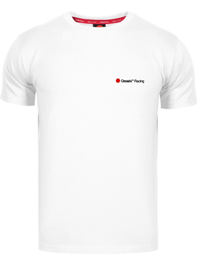 Camiseta diseño logotipo pequeño para hombre - ozoshi Blanco - Kiabi