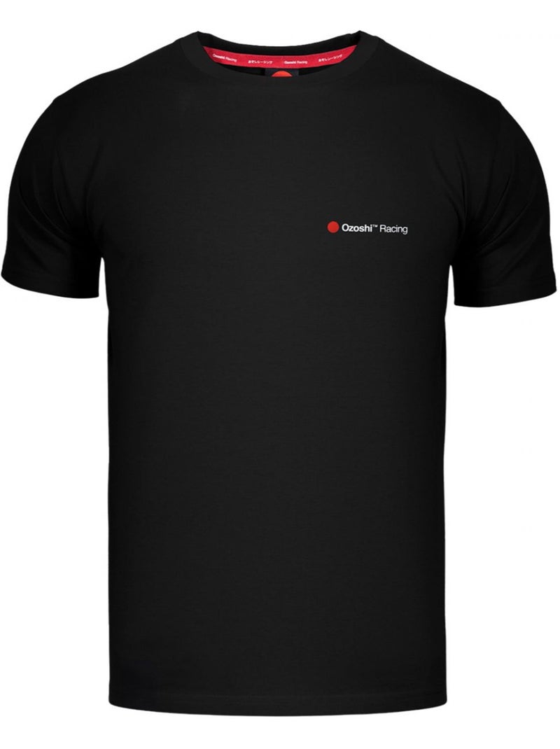 Camiseta diseño logotipo pequeño para hombre - ozoshi Negro - Kiabi