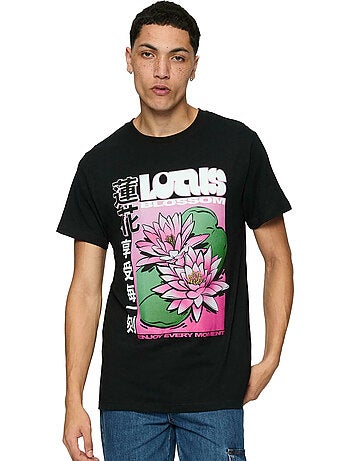 Camiseta diseño loto para hombre - mister tee