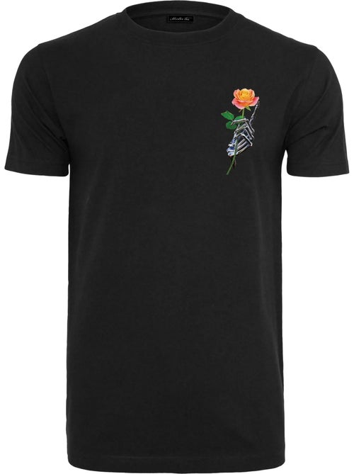 Camiseta diseño mano esqueleto cromada para hombre - mister tee - Kiabi