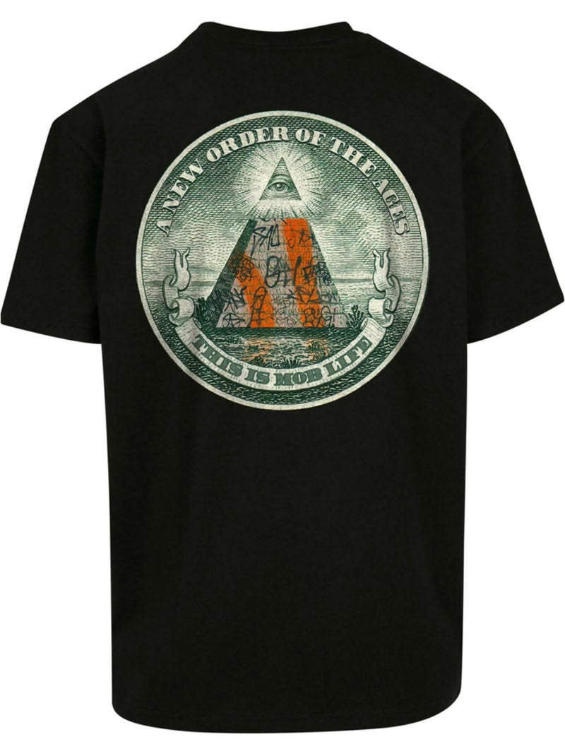 Camiseta diseño new order para hombre - mister tee Negro - Kiabi
