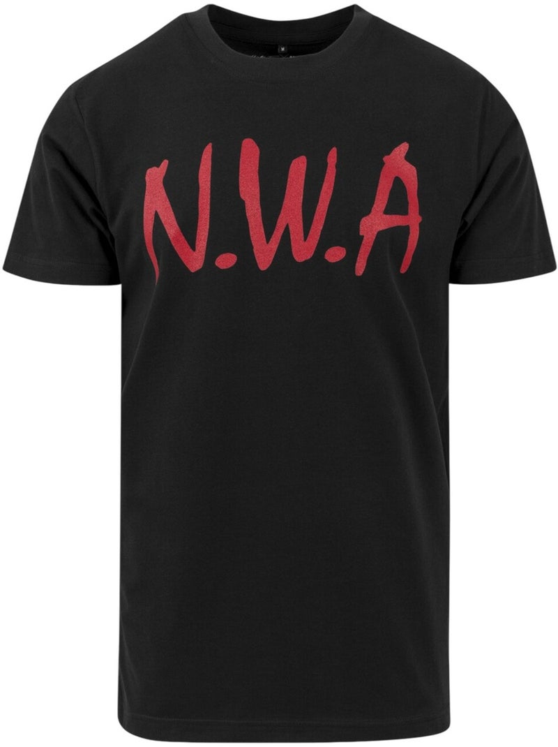 Camiseta diseño n.w.a para hombre - mister tee Negro - Kiabi