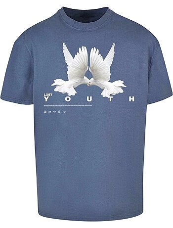 Camiseta diseño paloma para hombre - lost youth