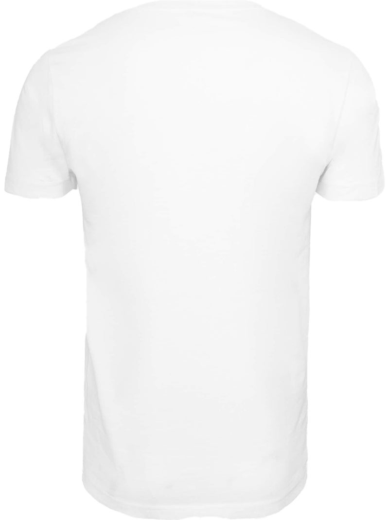Camiseta diseño parche de rosa para hombre - mister tee Blanco - Kiabi
