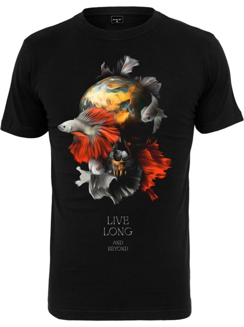 Camiseta diseño  pez calavera para hombre - mister tee - Kiabi