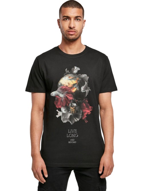 Camiseta diseño  pez calavera para hombre - mister tee - Kiabi