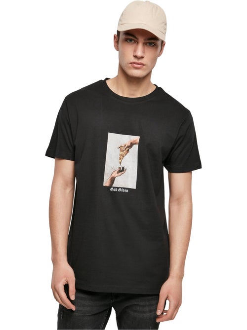 Camiseta diseño pizza para hombre - mister tee - Kiabi