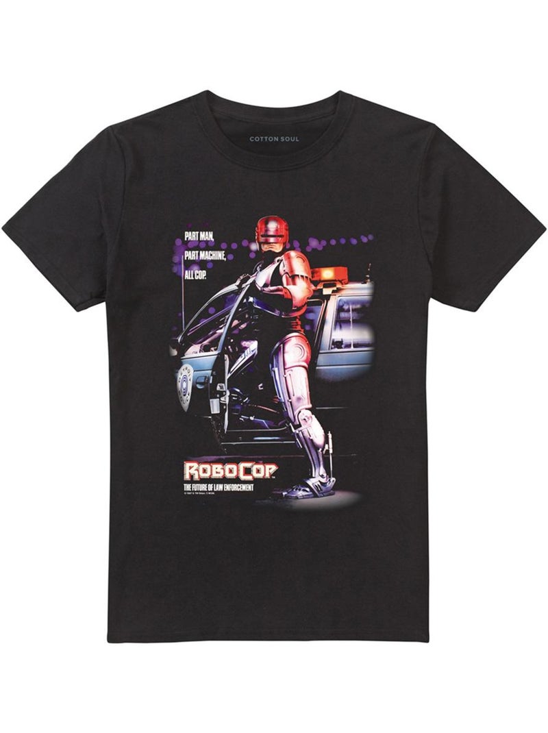 Camiseta diseño póster para adultos unisex - robocop Negro - Kiabi