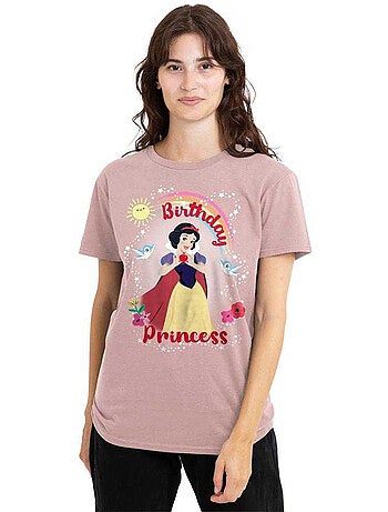 Camiseta diseño princesa para mujer - snow white and the seven dwarfs