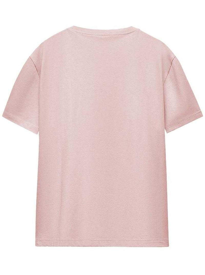 Camiseta diseño princesa para mujer - snow white and the seven dwarfs Rosa - Kiabi