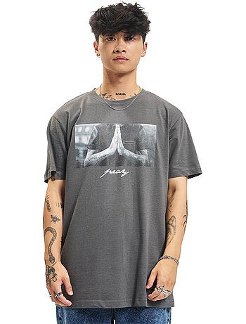 Camiseta diseño reza para hombre - mister tee