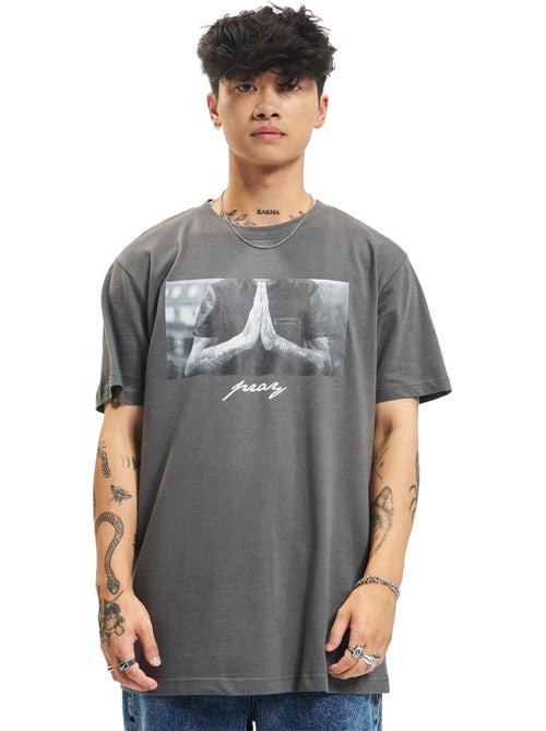 Camiseta diseño reza para hombre - mister tee - Kiabi