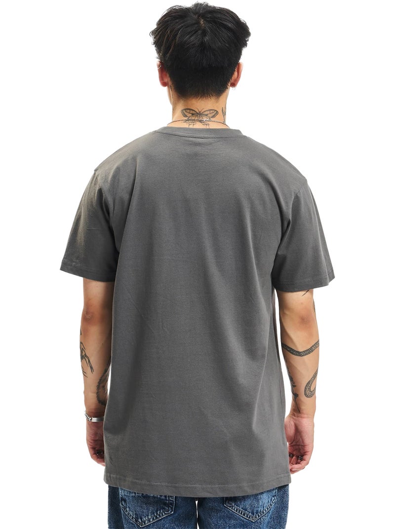 Camiseta diseño reza para hombre - mister tee Gris oscuro - Kiabi