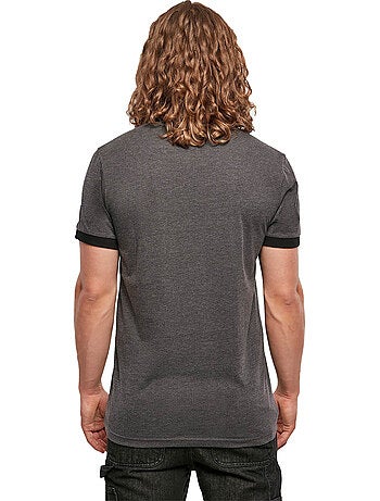 Camiseta diseño ringer para hombre - build your brand