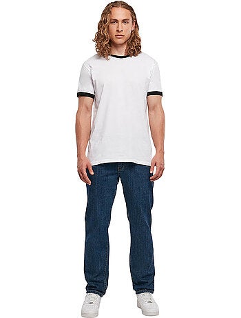 Camiseta diseño ringer para hombre - build your brand