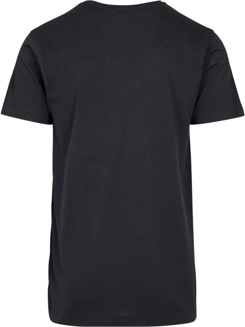 Camiseta diseño rosa para hombre - mister tee Azul marino - Kiabi