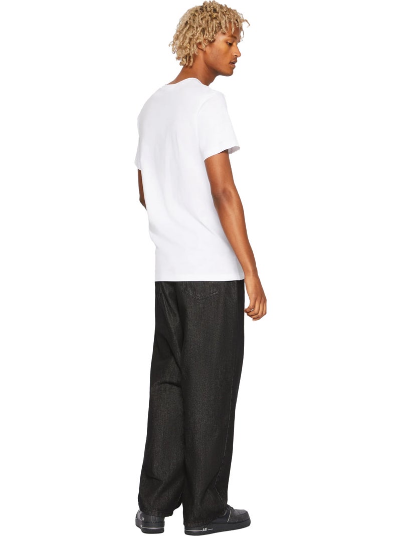 Camiseta diseño rosa para hombre - mister tee Blanco - Kiabi