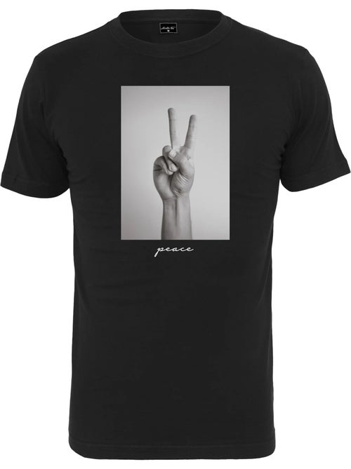 Camiseta diseño símbolo de la paz para hombre - mister tee - Kiabi