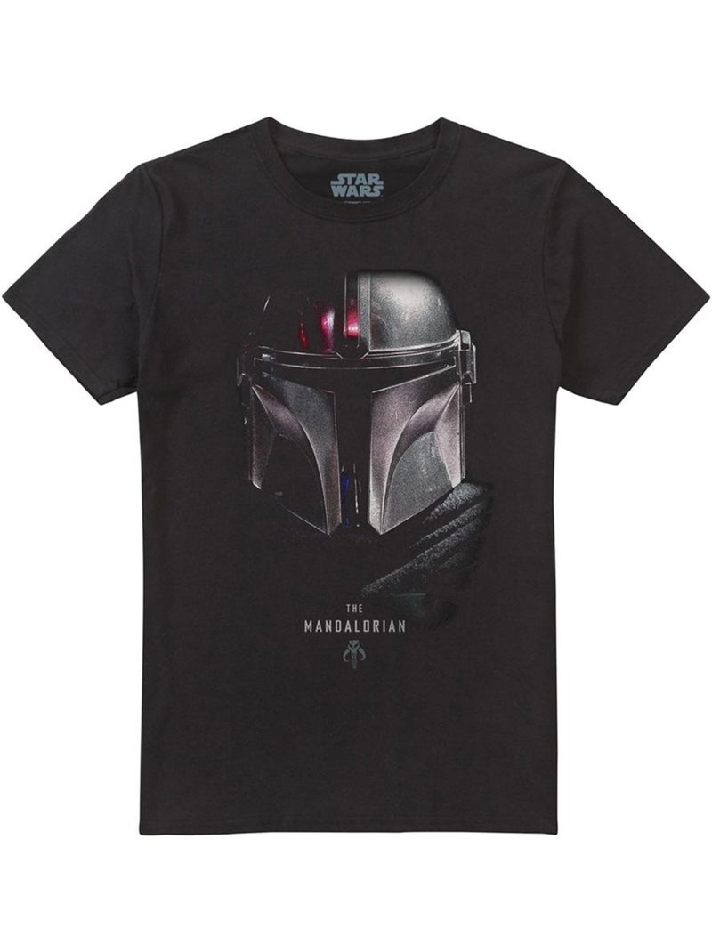 Camiseta diseño sombra para adultos unisex - star wars the mandalorian Negro - Kiabi