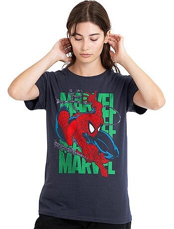 Camiseta diseño trepar por las paredes para mujer - spider-man