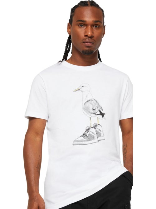 Camiseta diseño zapatillas de gaviota para hombre - mister tee - Kiabi Camiseta diseño zapatillas de gaviota para hombre - mister tee - Kiabi
