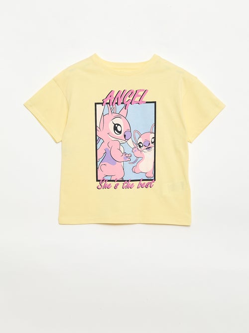 Camiseta 'Disney' 'Angel' de algodón liso - Kiabi