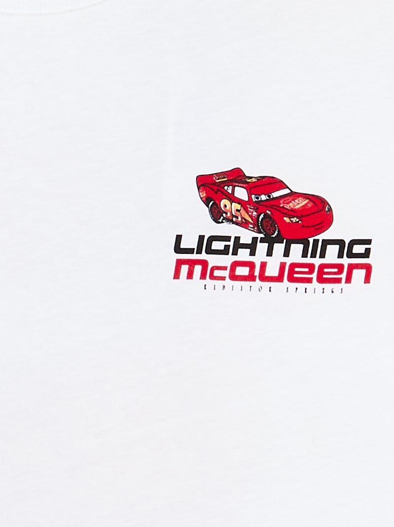 Camiseta "Disney" "Cars" Blanco - Kiabi