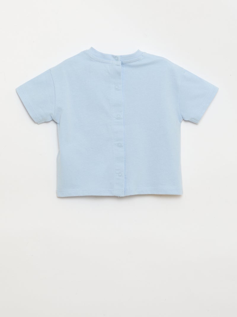 Camiseta 'Disney' de manga corta Azul - Kiabi