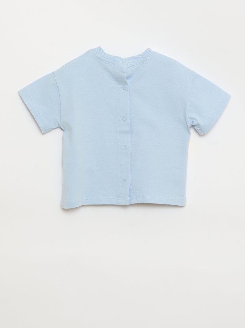 Camiseta 'Disney' de manga corta Azul - Kiabi