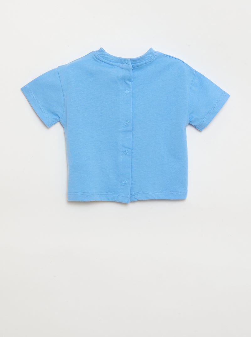 Camiseta 'Disney' de manga corta Azul - Kiabi