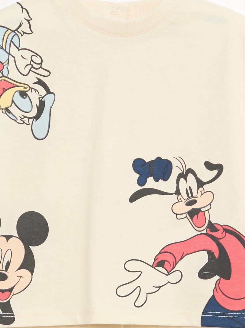 Camiseta 'Disney' de manga corta Beige - Kiabi