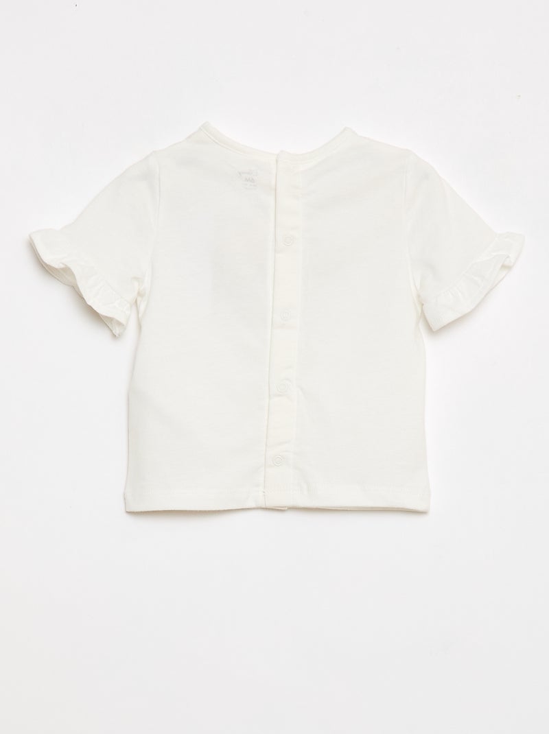 Camiseta 'Disney' de manga corta Blanco - Kiabi