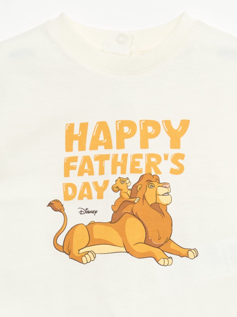 Camiseta 'Disney' de manga corta Crudo - Kiabi