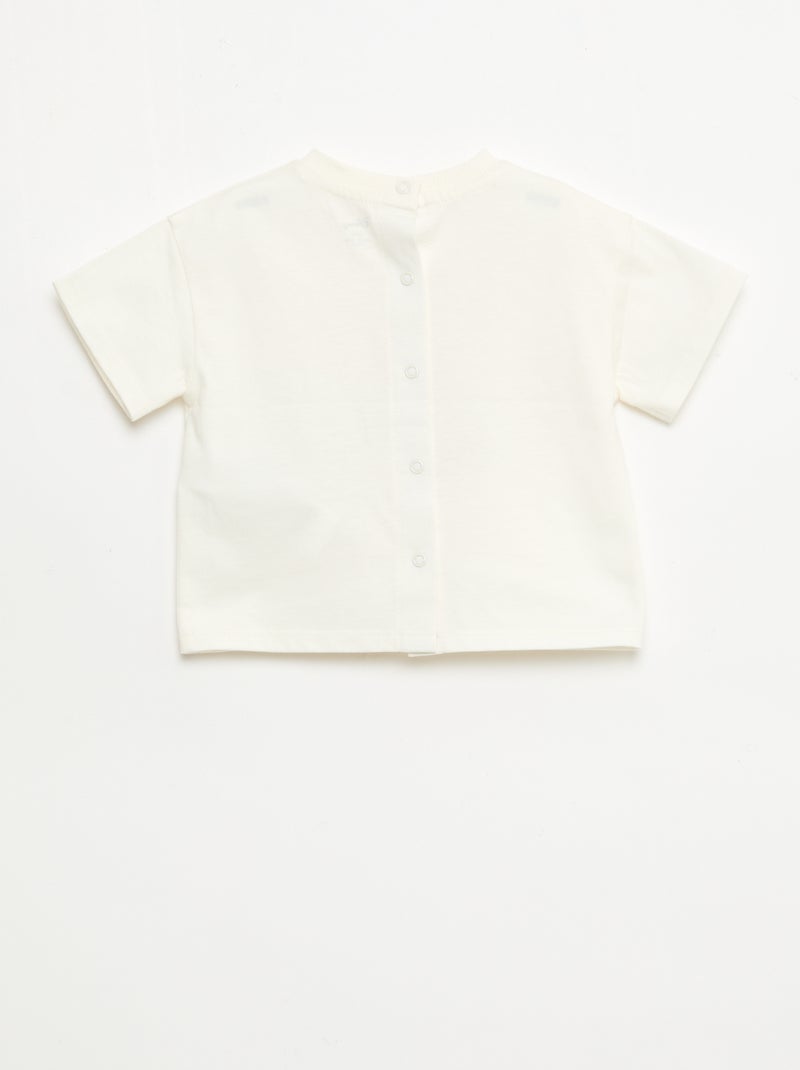 Camiseta 'Disney' de manga corta Crudo - Kiabi