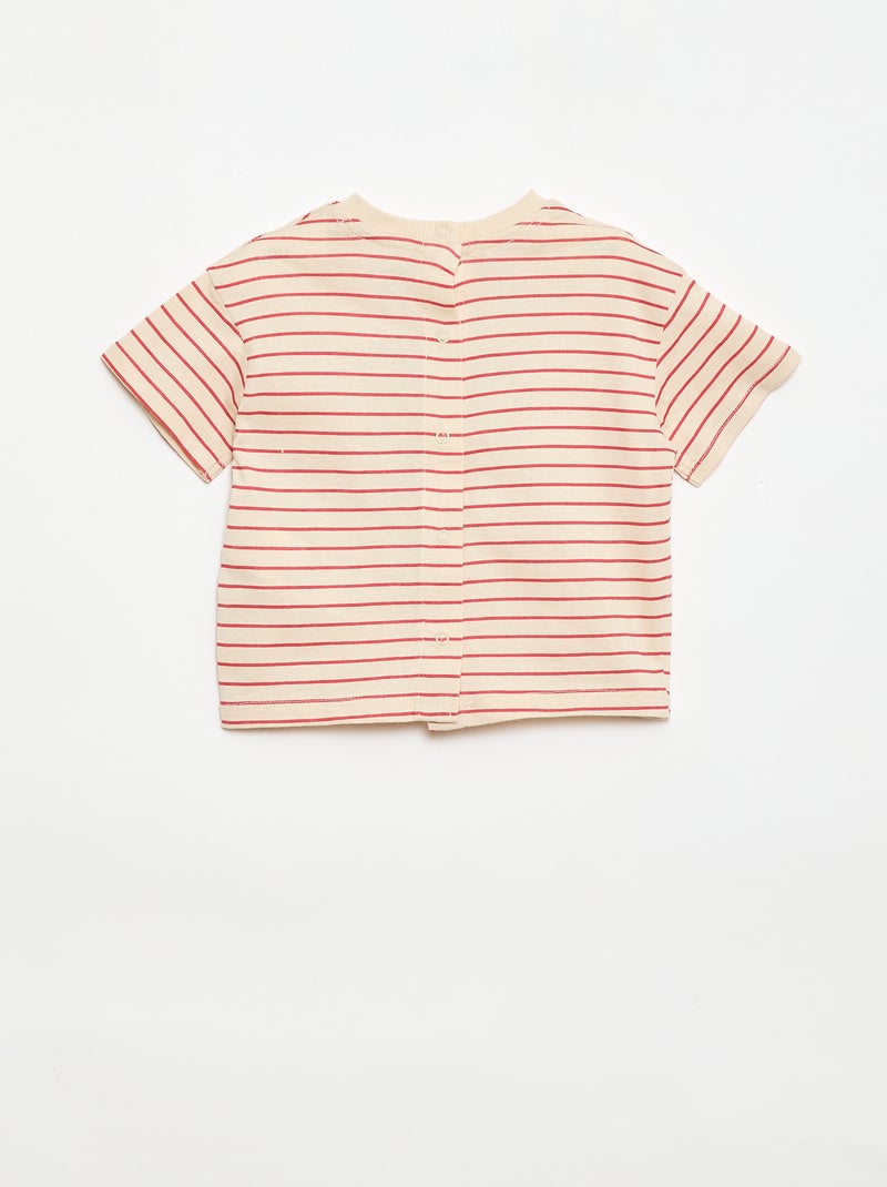 Camiseta 'Disney' de manga corta Rojo - Kiabi