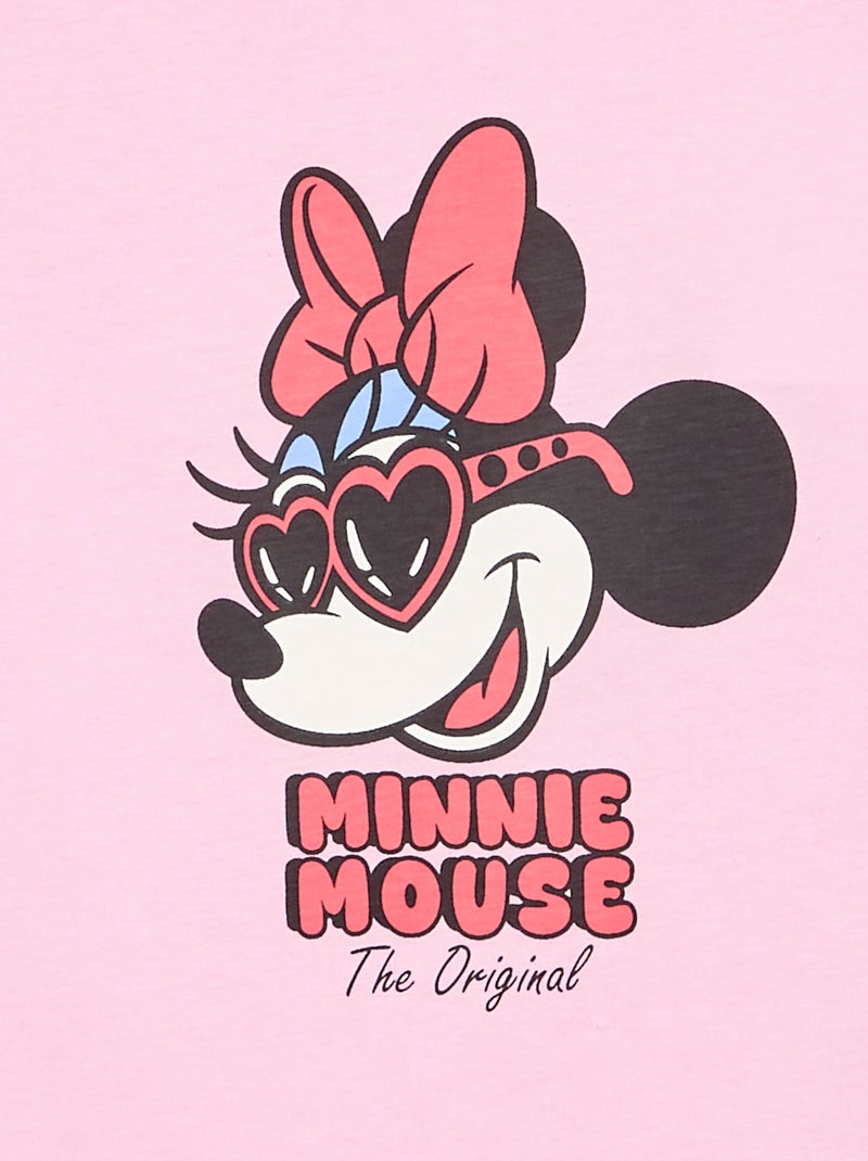 Camiseta 'Disney' de manga corta Rosa - Kiabi