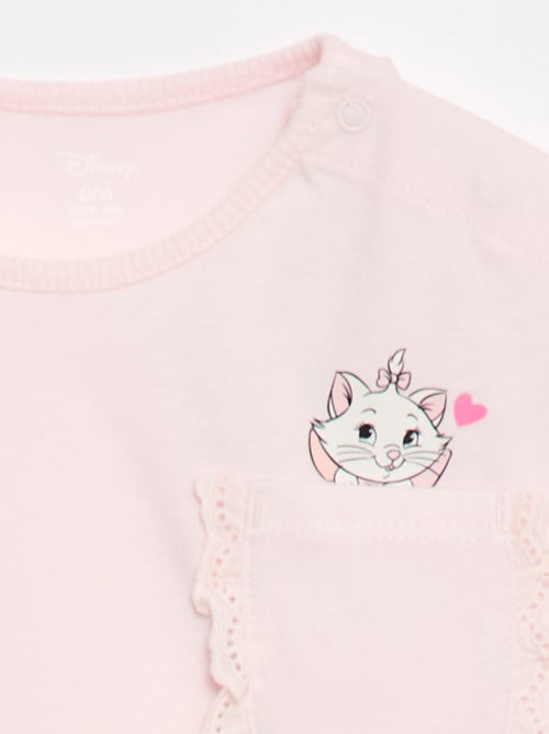 Camiseta 'Disney' de manga corta y bolsillo con volante - Kiabi