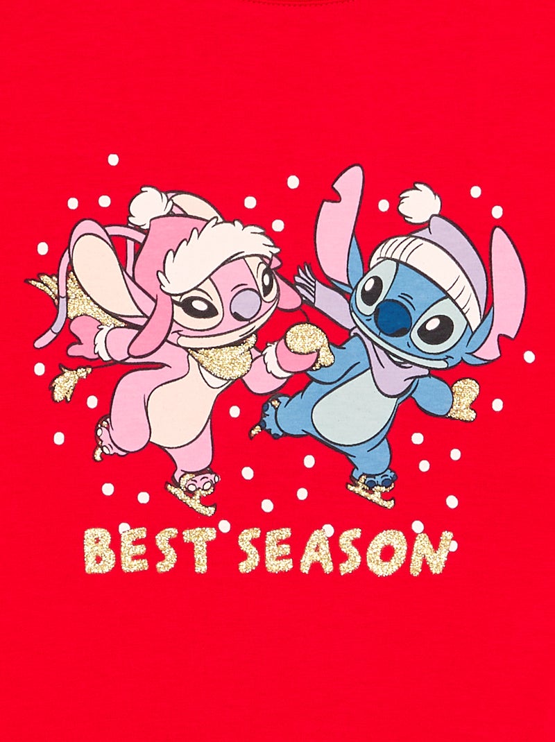 Camiseta 'Disney' de manga larga Rojo - Kiabi