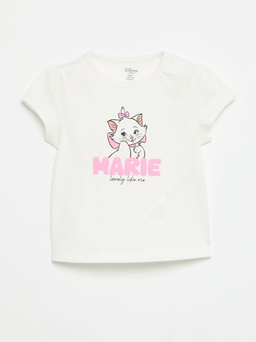 Camiseta 'Disney' 'Marie' de manga corta - Kiabi