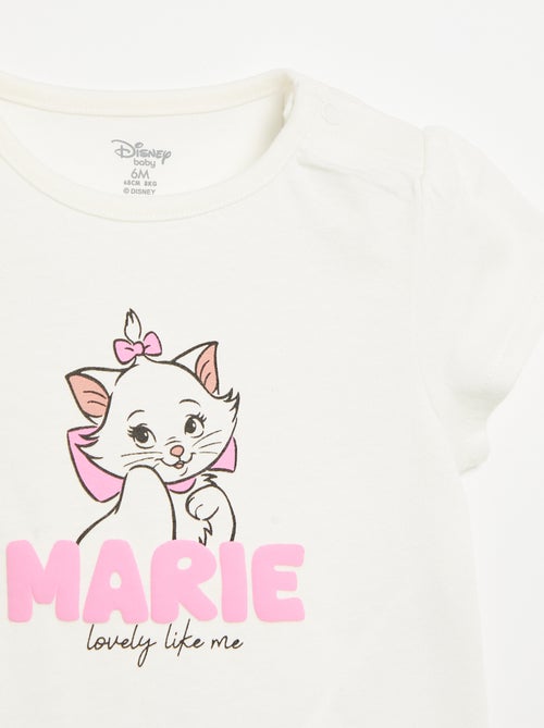 Camiseta 'Disney' 'Marie' de manga corta - Kiabi